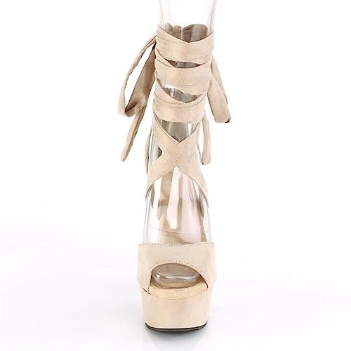 Sandales talons hauts 15cm avec bride pour stabiliser la marche