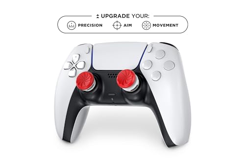 KontrolFreek Aim Boost Kit for PlayStation 5 (PS5) and PlayStation 4 (PS4) Controller | Includes Performance Thumbsticks and Precision Rings | Inferno Edition by KontrolFreek - Image 2