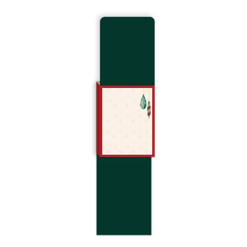Image of Punch Studio Christmas Ornaments Pocket Notepad (50507)