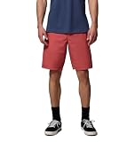 Columbia Men's Washed Out Hiking Short, Washed Red, 44 x 8