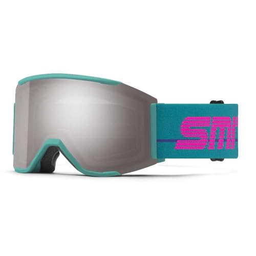 SMITH Squad MAG Low Bridge Fit Snow Goggle in Sundance 1989 Archive | ChromaPop Sun Platinum Mirror