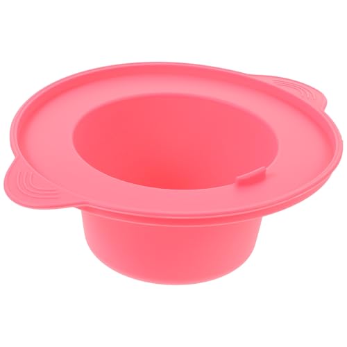LIGHTAOTAO Recipiente Grande y Conveniente para Calentador de Cera de Silicona Rosa Capacidad de 400ml para Tratamientos de Belleza en Salones Profesionales
