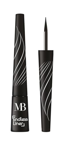 MB Milano - Eyeliner Liquide - Couleur Intense - NOIR - Tracé Précis - Longue Tenue 12h - Made in Italy