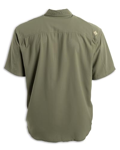 Nomad Men's Stretch Lite Short Sleeve Performance Hunting Button Down Shirt2