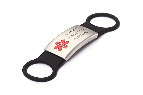 Bbx Jewelry Free Engraving Mens Sport Silicone Medical Alert Id Tag For Watch #TOP3