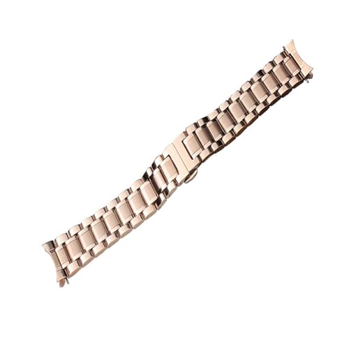 FYXT 12 14 15 16 17 18 19 20 21mm 22mm 23mm 24mm�̎��v�o���h�ɑΉ��B�X�e�����X�X�`�[�����J�[�u�G���h�X�g���b�v�A�o�^�t���C�o�b�N�����X�g�o���h�B(Rose Gold,22mm)