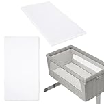 Snuzpod Baby Crib Mattress Bedside Next To Me Quilted Mattress For Newborn Kids Baby Infants Toddlers Cot Cradle Pram Snuz Pod Fitted Infant Mattresses (75.5 X 40 X 4 CM)