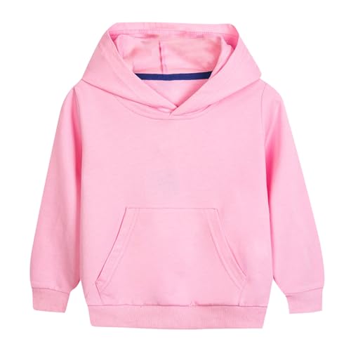 Toddler Girl Cotton Sport Hoodies Long Sleeve Thin Sweatshirts with Front Pocket High Elastic Solid Casual Top3