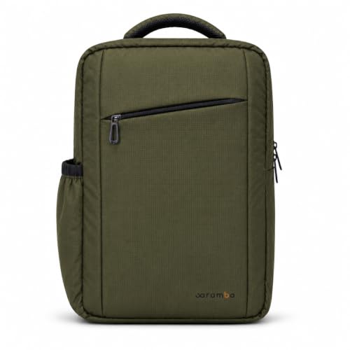 Image of CARAMBA CARRYMATE 26.5L Overnighter Laptop Backpack | Water Resistant Travel Bag with 15.6 inch Padded Laptop Sleeve, Trolley Strap & Dual Compartments for Office, Business, College Men & Women