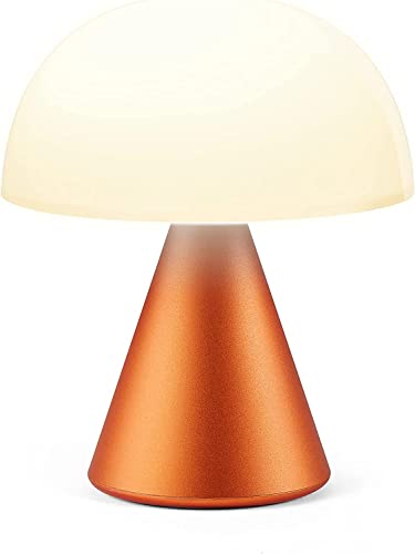 Lexon - MINA M Lampada a LED portatile medio ricaricabile (Alu Arancione)