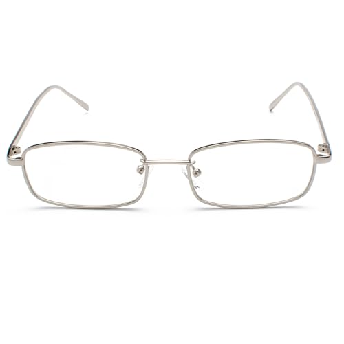 Ggpyyon Blue Light Blocking Glasses for Women Men,Gaming Computer Glasses Anti Glare Headache Eyes Strain Glasses with Blue Light Filter(Silver/Clear) - Image 2