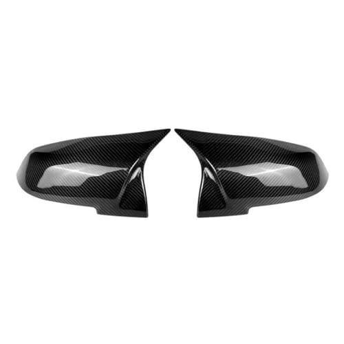 Coques de rétroviseurs noir brillant style carbone pour BMW F20 F30 E84