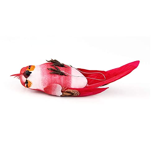 Modèle d'oiseau artificiel réaliste en lot de 12 perroquets de simulation