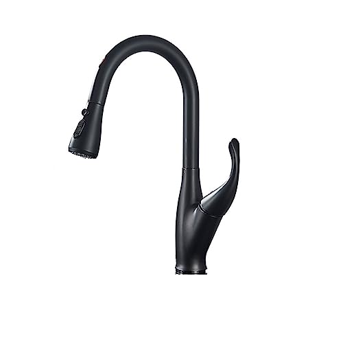 キッチン混合水栓、 タッチセンサー付き引き出し式キッチン蛇口 マルチカラー(Sensor-matte Black)