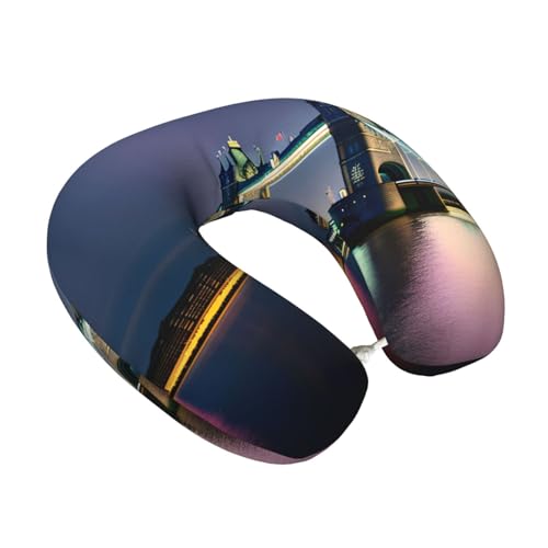 Almohada memory foam para cuello tamaño único negra miniatura 2