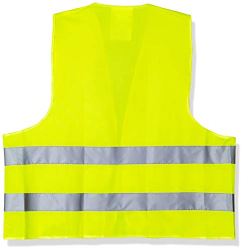 Leina-Werke 13101 Pannenwarnweste Polyester im Beutel, Gelb, Yellow, Einheitsgröße