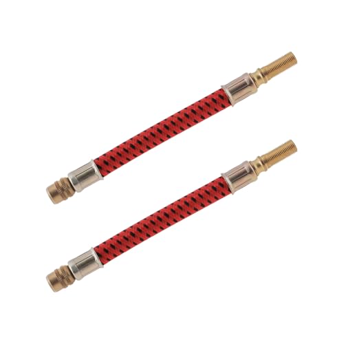 YINETTECH 2Pcs Pump Extension Hose Air Inflator Tube Compatible with Xiaomi 1S M365 Pro Electric Scooter for Skateboards Bicycles Motorcycles