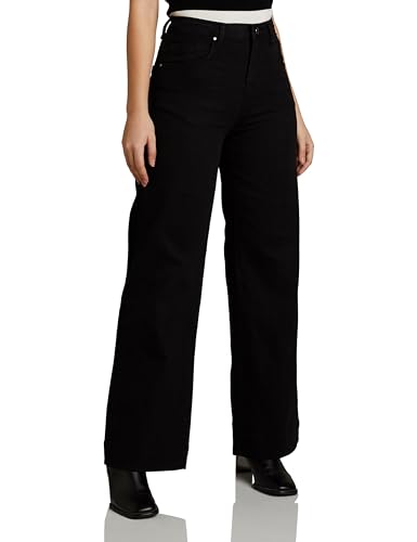 Image of Amazon Brand - Symbol Women Baggy Wide Leg Jeans (High Rise | Full Length) (Available in Plus Sizes)