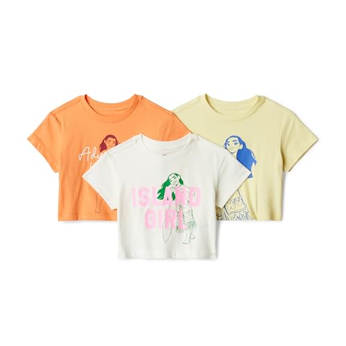 Image of Amazon Essentials Girls and Toddlers' Short-Sleeve T-Shirts