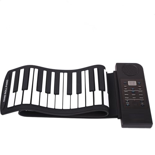 XNZJHPP Clavier électronique Anglais 61 Touches, Piano roulé à la Main, en Silicone épais, Portable, Clavier électronique pour Adulte - Les Beatles, Paul McCartney, John Lennon, RIngo Starr, George Harrison XNZJHPP Clavier électronique Anglais 61 Touches, Piano roulé à la Main, en Silicone épais, Portable, Clavier électronique pour Adulte – Image 4