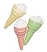 Snow Cones Mallow Cones - Pack of 48 - Delicious Marshmallow in Ice Cream Cone - Individually Wrapped - Smiling Sweets - Fun for Sharing with Everyone - Tasty Treats