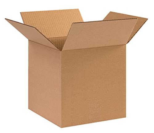 Image of Secure Seal - 10x10x10 Pack of 50 Corrugated Cardboard Packing Shipping Mailing Moving Carton Boxes