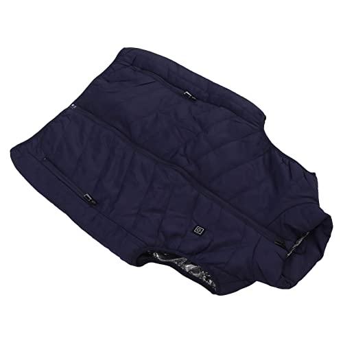 Chaleco calefactable para hombre con USB y 3 niveles de temperatura talla M color oscuro