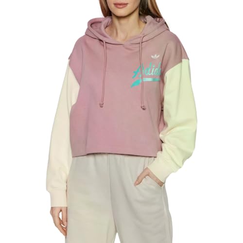 Adidas HD9784 Hoodie Sweatshirt Women's Magic Mauve/Wonder White 44