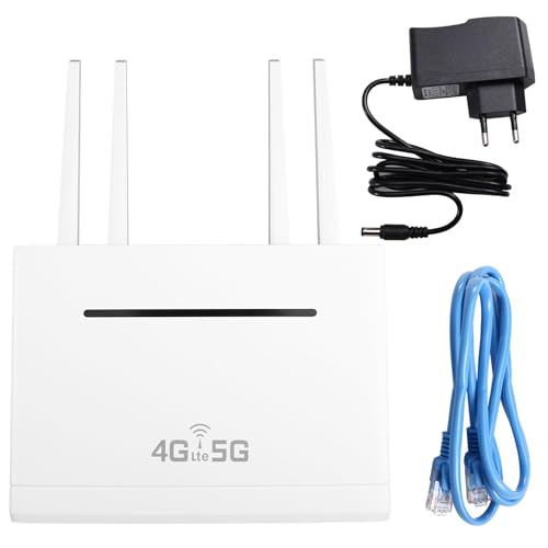 Routeur WiFi 300 Mbps avec 4 antennes externes pour carte SIM et prise EU