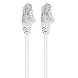 PremiumCord Kabel Sieciowy, Ethernet, LAN & Patch Kabel CAT6, UTP, Szybkie, Elastyczne i Trwałe, RJ45, 1 Gbit/s, AWG 26/7, Miedziany 100% CU, Biały, 3m