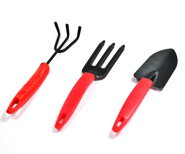 Mystte – Gardening Tools kit Hand Cultivator, Small Trowel, Garden Fork (Set of 3) Mystte – Gardening Tools kit Hand Cultivator, Small Trowel, Garden Fork (Set of 3)
