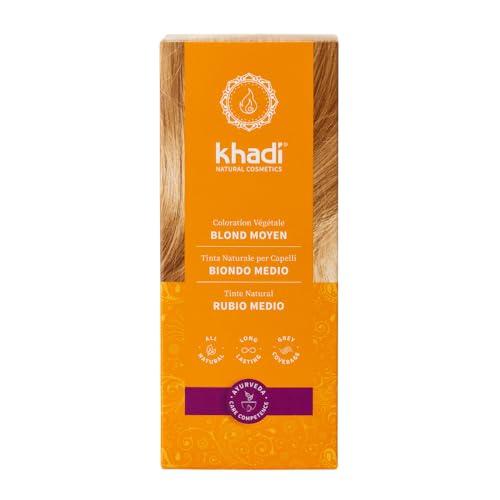 khadi RUBIO MEDIO Tinte vegetal para el cabello - Sumerge tu...
