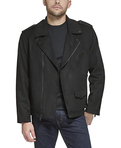 DKNY Men's Modern Motorcycle Jacket2