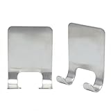 Razor Holder for Shower, Stainless Steel Wall-Mounted Razor Stand 2 Pack, Space-Saving Bathroom Organizer for Manual Razors, Tile and Glass Surfaces
