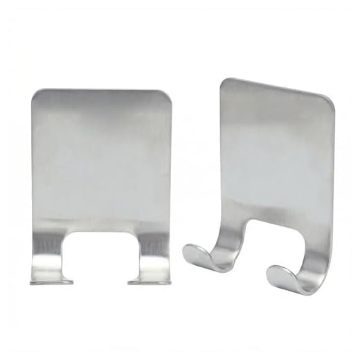 Razor Holder for Shower, Stainless Steel Wall-Mounted Razor Stand 2 Pack, Space-Saving Bathroom Organizer for Manual Razors, Tile and Glass Surfaces