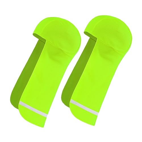 GRIRIW 2Pcs Cooling Skull Caps with Neck Shield Reflective Sun Shade Hat for Outdoor Activities Breathable Material for Comfort for Cycling Fishing and Gardening Light Green