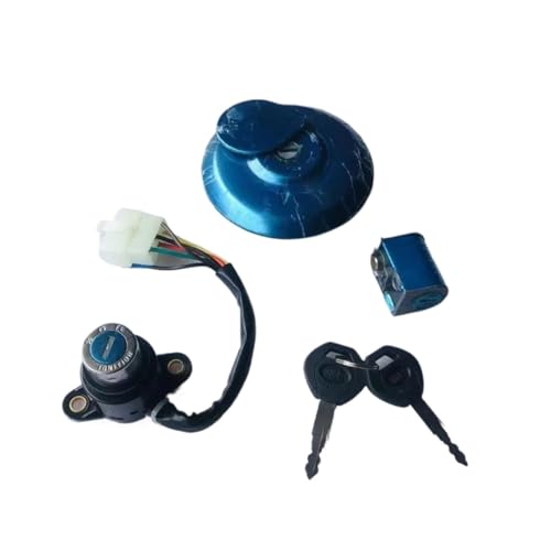 Llave de bloqueo del asiento del casco y tapa de gasolina para moto CB125T