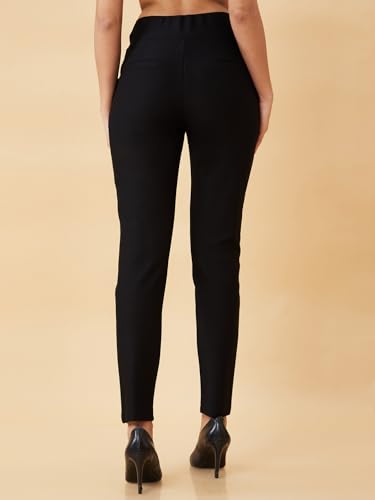 Image of Globus Women's Skinny Pants (S23WCBTMTREG4069 Black