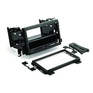Scosche FD3090B Compatible with Select 1995-2016 Ford, Mercury, Lincoln and Mazda Double DIN & DIN+Pocket Dash Kit Black