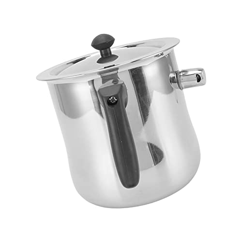 Smandy Bienenwachs-Schmelztiegel aus Edelstahl für Bienenzucht und Heimwerkerprojekte, Hitzebeständiges Design mit Deckel, Größen 1,5 L und 2,5 L (1.5L)