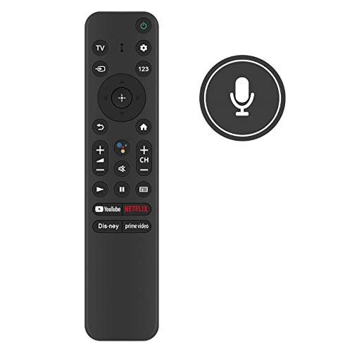VINABTY RMF-TX800U Voice Remote Control Compatible with Sony Bravia TV KD-75X80CK KD-65X80CK KD-55X80CK KD43X80K KD-43X72K KD-43X73K KD-43X82K KD-50X72K KD-50X73K KD-50X81K KD-50X82K KD-50X89K - Image 2