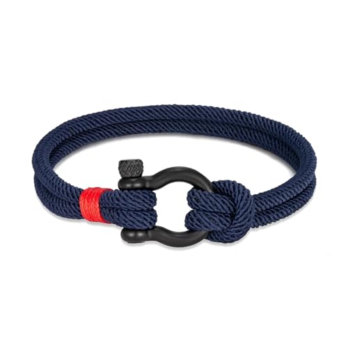 Bijoux homme bracelet nautique idée cadeau idéal avec double fermoir