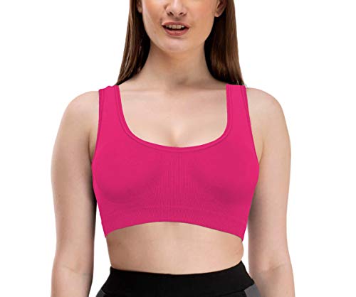 Image of Women's /Girl's Everyday Sports Air Bra Non-Padded, Non-Wired Molded Sport Bra