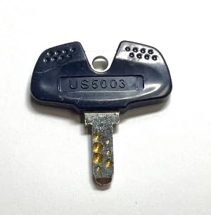 Amazon | レトロパチスロ用 アルゼ純正ドアキー US5003（青
