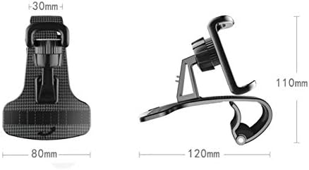 Phone Holder Car Dashboard Stand 360° Rotation Adjustable GPS Clips Holder for Universal Mobile car image 3