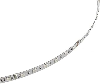 32.8-ft 24V High-Output Flexible RGB Color-Changing 600xSMD5050 LED Strip Kit with Power Supply and Smart WiFi Controller, 20222RGB+VA