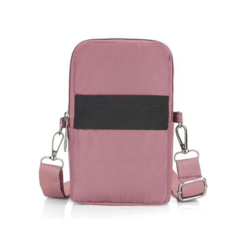 Image of JI Crossbody Phone Bag for Women Mini Wallet Bags with Adjustable Shoulder Strap Wallet Clutch Bag for Girls Zipper Phone Pouch Handbag