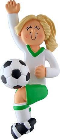 Runner Female African-American Personalized Christmas Tree Ornament #TOP2