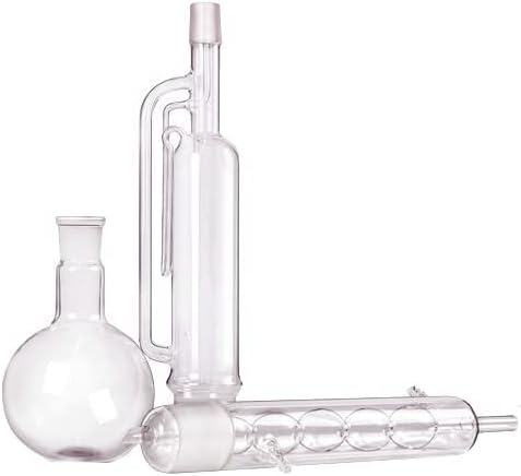 FZN Glass Soxhlet Apparatus Complete Set || Soxhlet Apparatus With Extractor || Soxhlet Apparatus With 500 Ml Flask and 250 Ml extractor ||