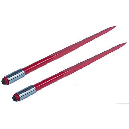 Titan Attachments Hay Spears 39  Pair Sleeve Nut Heavy Duty 3000 lb. Capacity